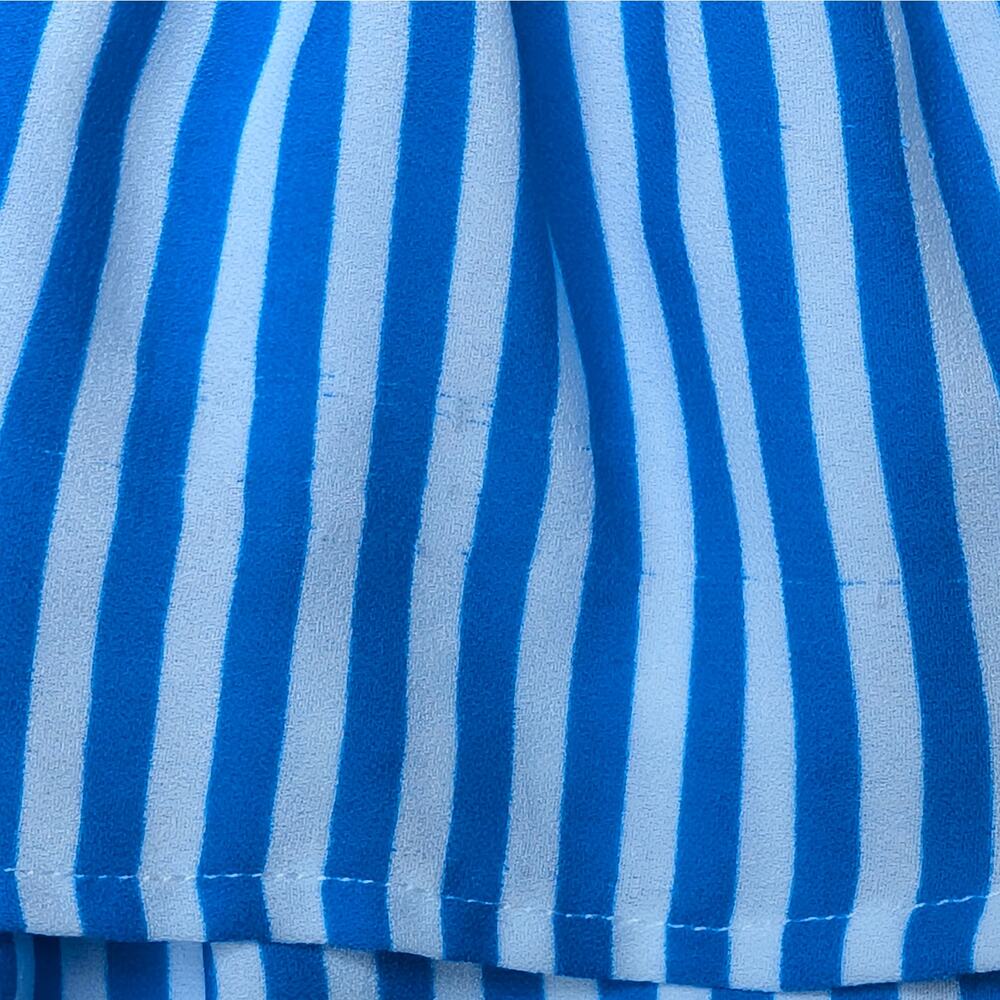 Tommy Bahama Off Shoulder Maxi Dress S Blue White Stripe Tiered Ruffle Resort - Picture 16 of 16